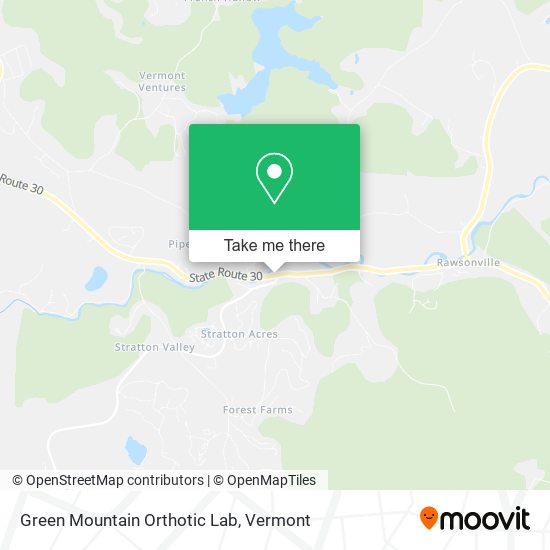Mapa de Green Mountain Orthotic Lab