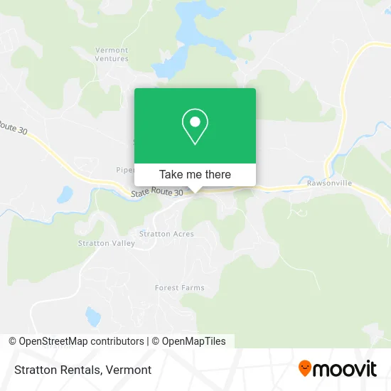 Stratton Rentals map
