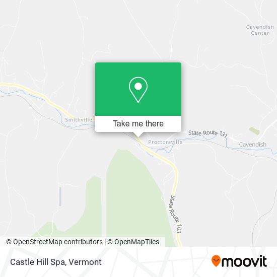 Mapa de Castle Hill Spa