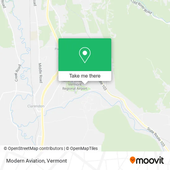 Modern Aviation map