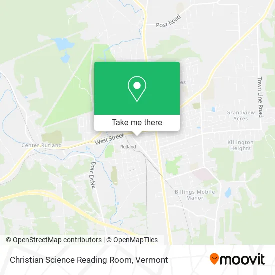 Christian Science Reading Room map