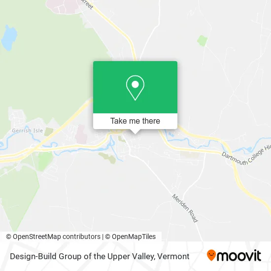 Design-Build Group of the Upper Valley map