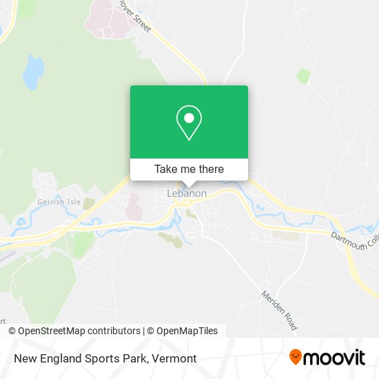 Mapa de New England Sports Park