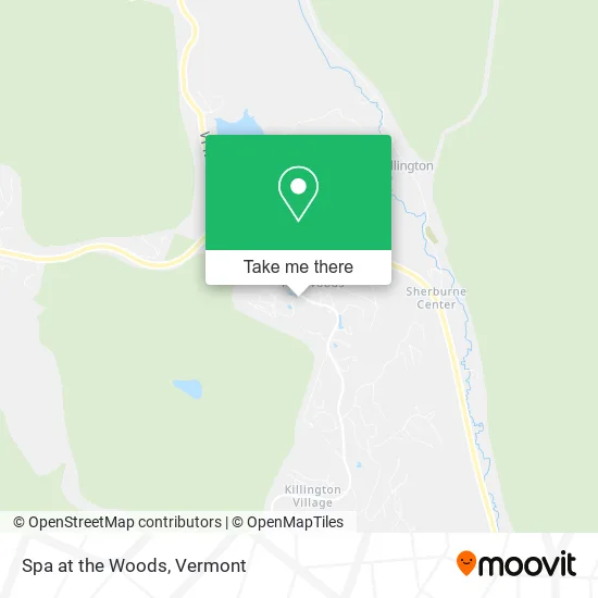 Spa at the Woods map
