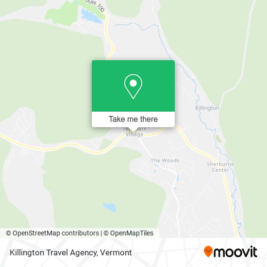 Mapa de Killington Travel Agency