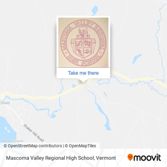 Mascoma Valley Regional High School map