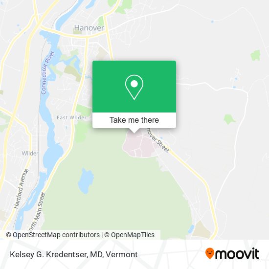 Kelsey G. Kredentser, MD map