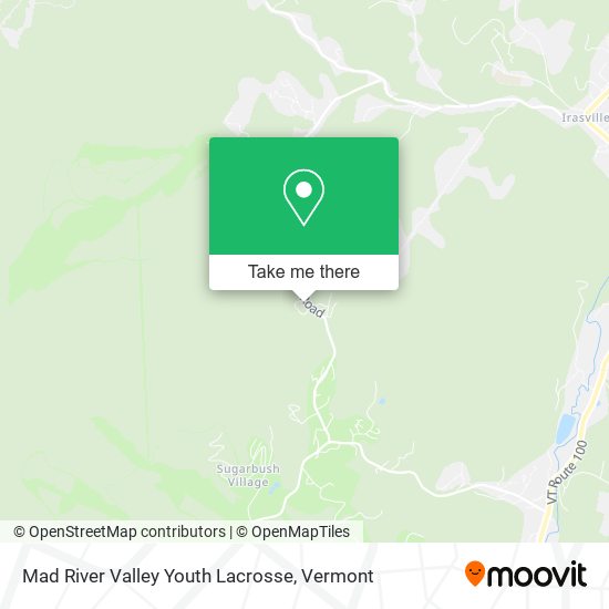 Mapa de Mad River Valley Youth Lacrosse