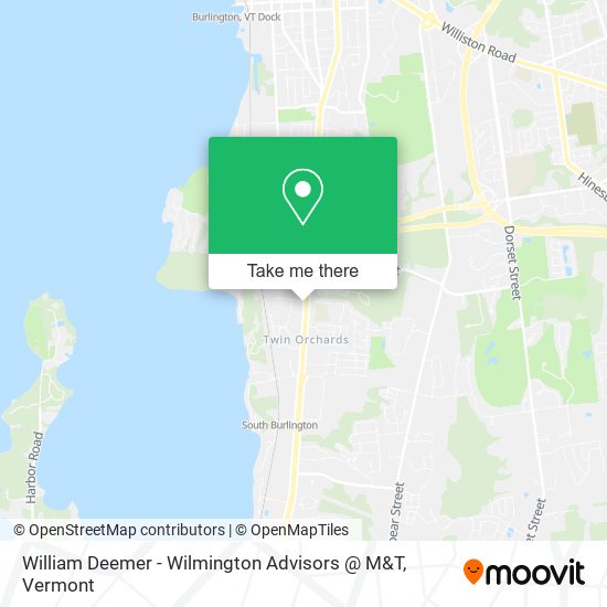 Mapa de William Deemer - Wilmington Advisors @ M&T