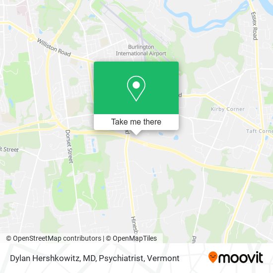 Dylan Hershkowitz, MD, Psychiatrist map