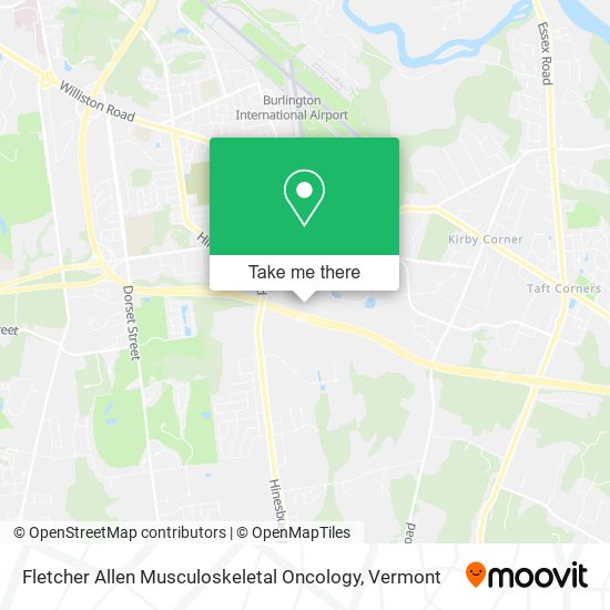 Fletcher Allen Musculoskeletal Oncology map