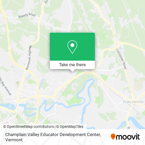 Mapa de Champlain Valley Educator Development Center