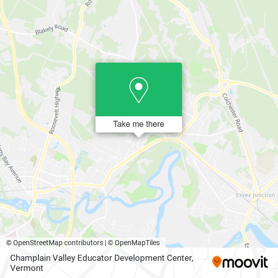 Champlain Valley Educator Development Center map