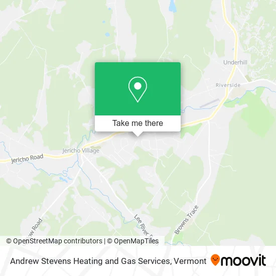 Andrew Stevens Heating and Gas Services map