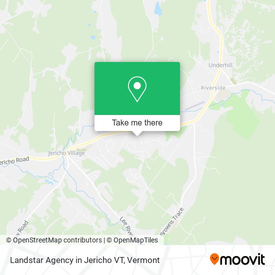 Landstar Agency in Jericho VT map