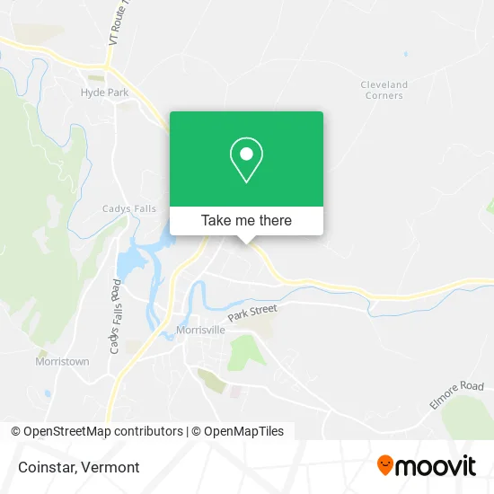 Mapa de Coinstar