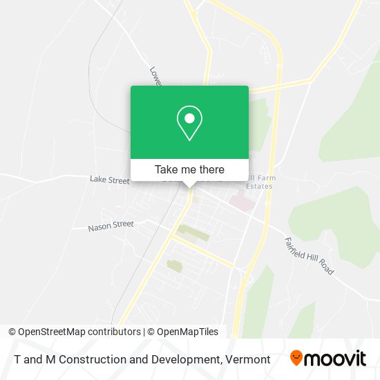 T and M Construction and Development map
