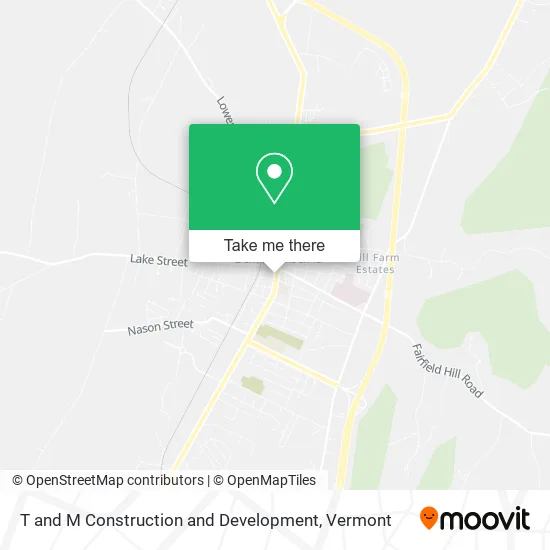Mapa de T and M Construction and Development