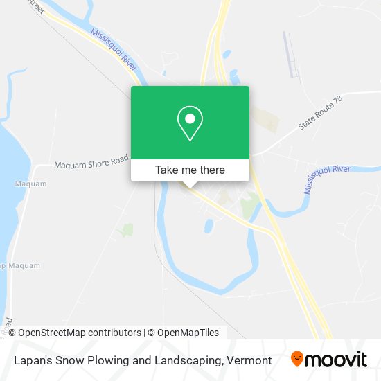Lapan's Snow Plowing and Landscaping map