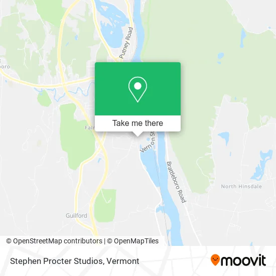 Stephen Procter Studios map