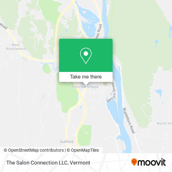 The Salon Connection LLC map