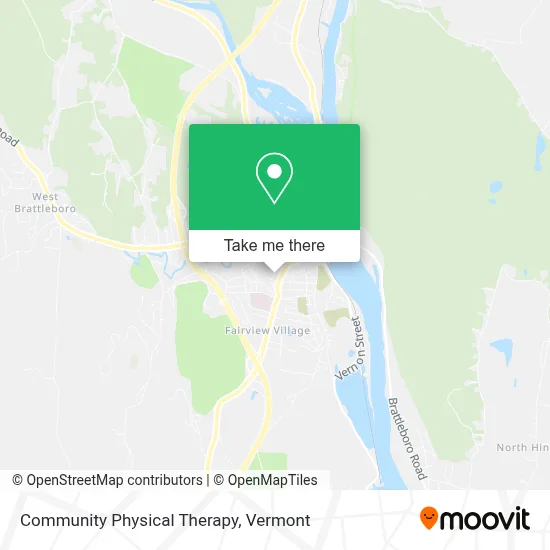 Community Physical Therapy map