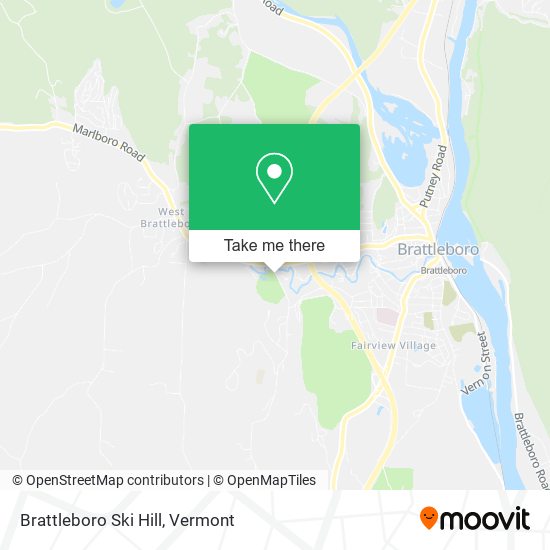 Brattleboro Ski Hill map