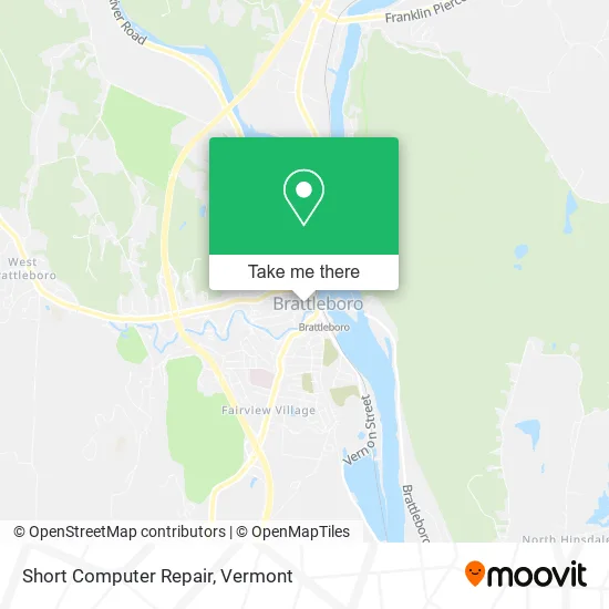 Short Computer Repair map