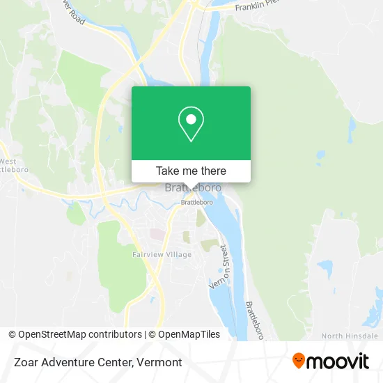 Mapa de Zoar Adventure Center