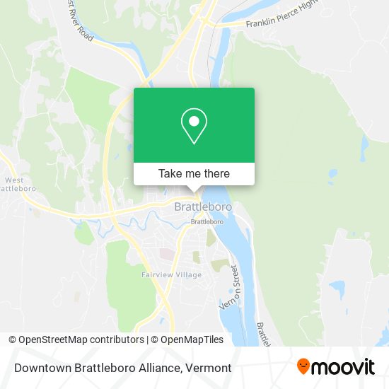 Downtown Brattleboro Alliance map