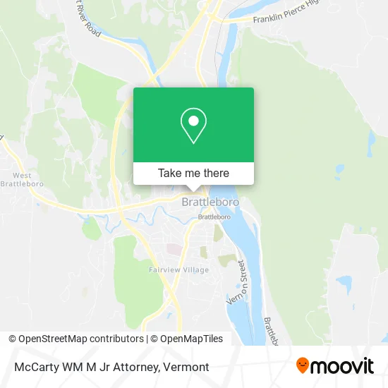 McCarty WM M Jr Attorney map
