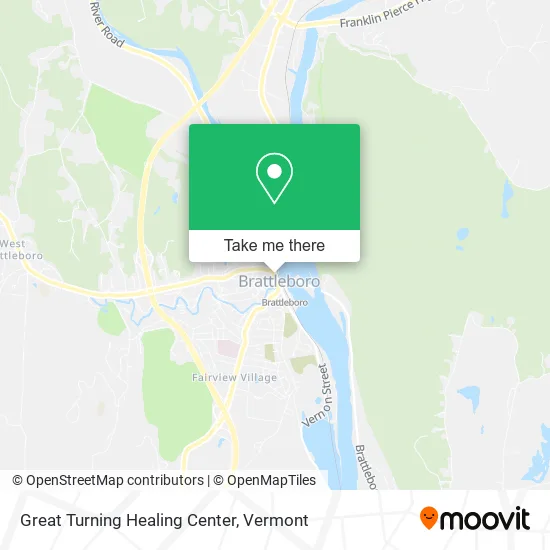 Great Turning Healing Center map