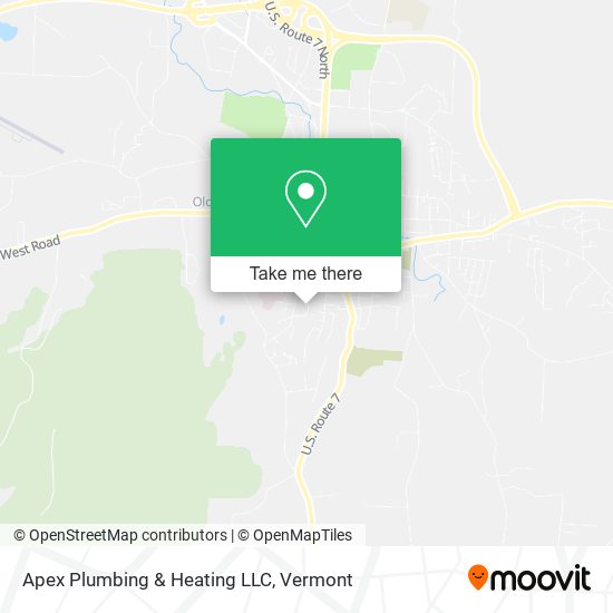 Mapa de Apex Plumbing & Heating LLC