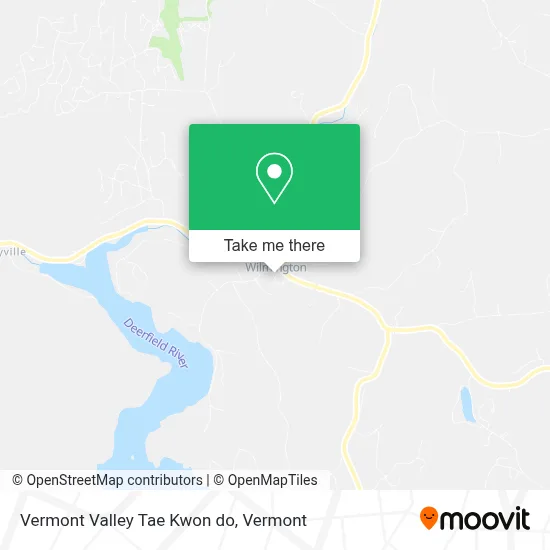 Vermont Valley Tae Kwon do map