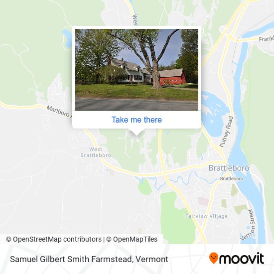 Samuel Gilbert Smith Farmstead map