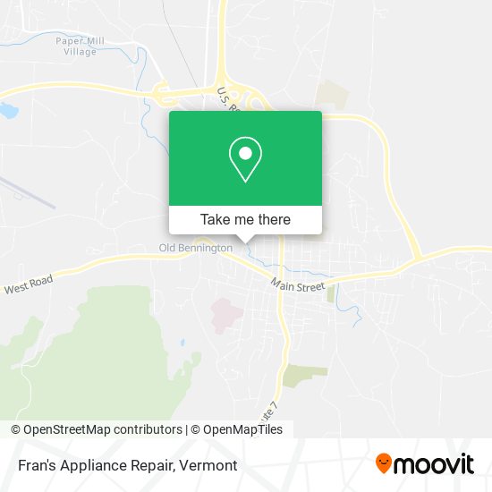 Mapa de Fran's Appliance Repair