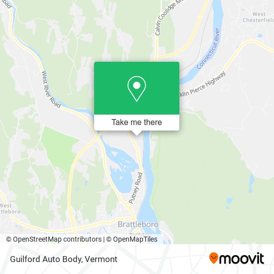 Guilford Auto Body map