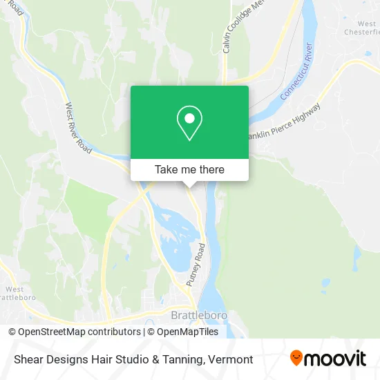 Shear Designs Hair Studio & Tanning map
