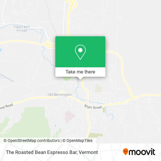 The Roasted Bean Espresso Bar map