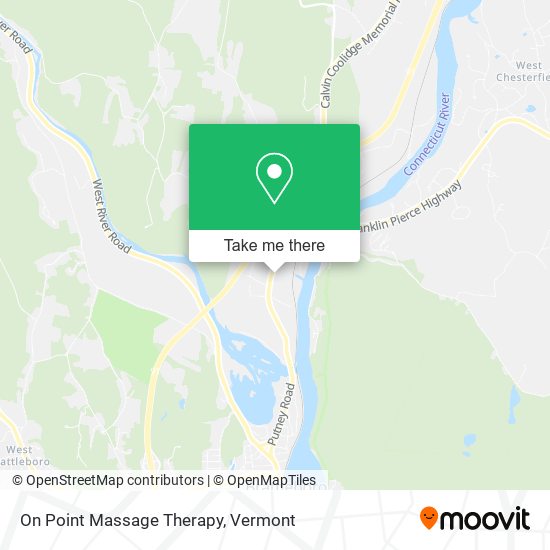 On Point Massage Therapy map