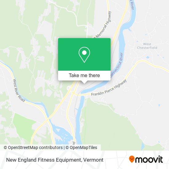 New England Fitness Equipment map
