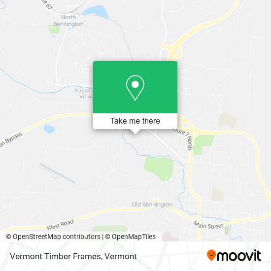 Vermont Timber Frames map