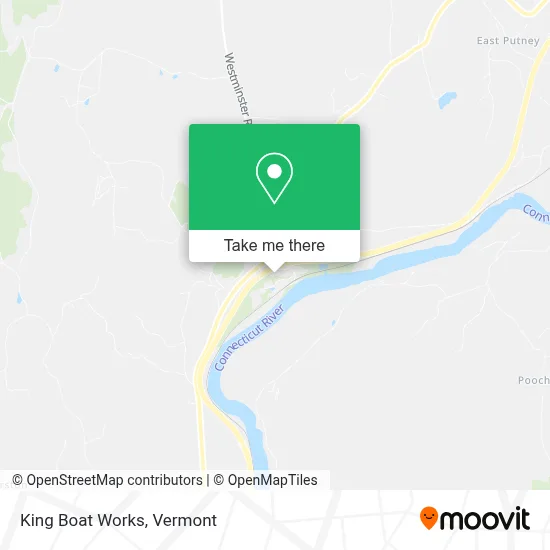 King Boat Works map