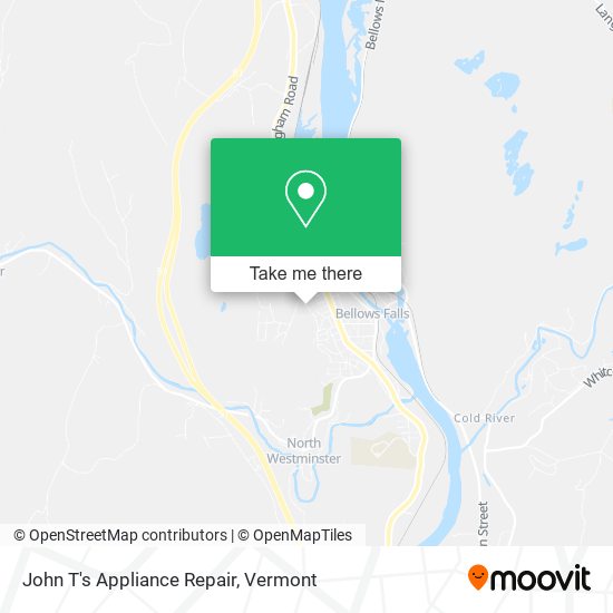 John T's Appliance Repair map