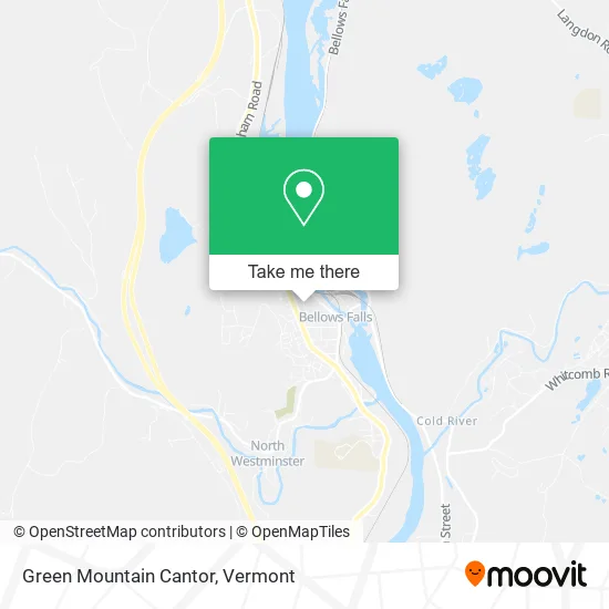 Mapa de Green Mountain Cantor