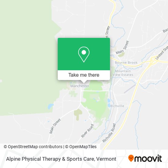 Alpine Physical Therapy & Sports Care map