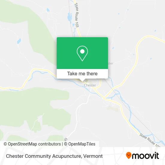 Chester Community Acupuncture map