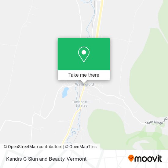 Kandis G Skin and Beauty map