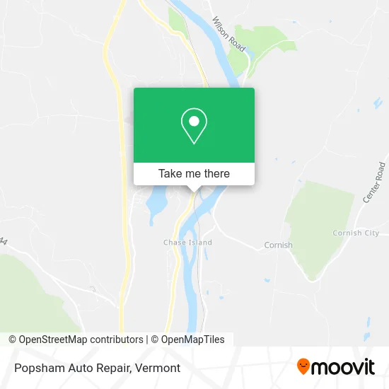Popsham Auto Repair map