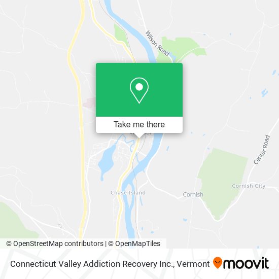 Mapa de Connecticut Valley Addiction Recovery Inc.